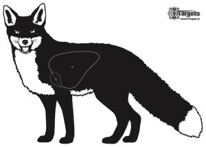 Zielscheibe Fuchs